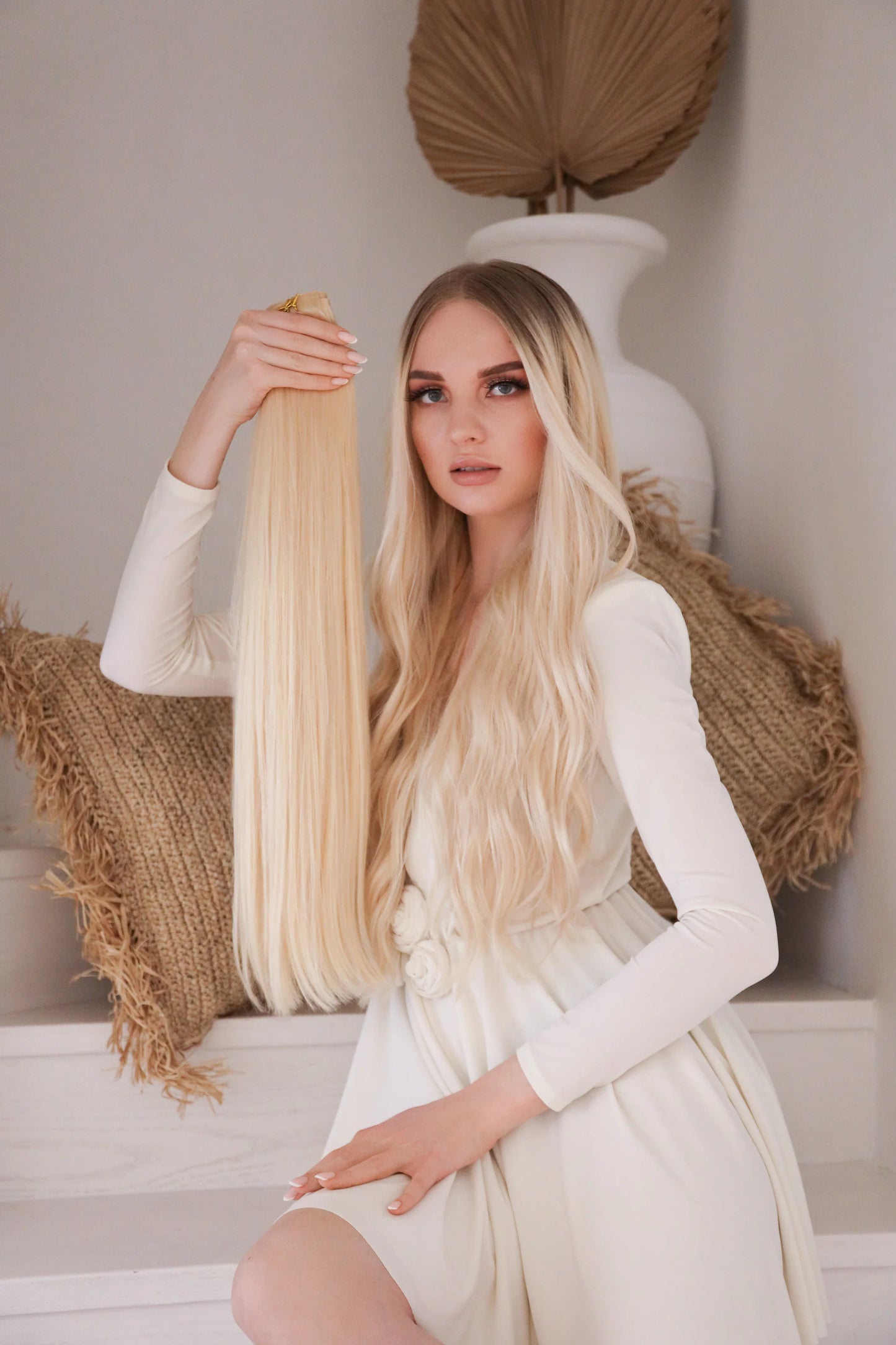 Clip-in Hair Extensions #613 Light Blonde