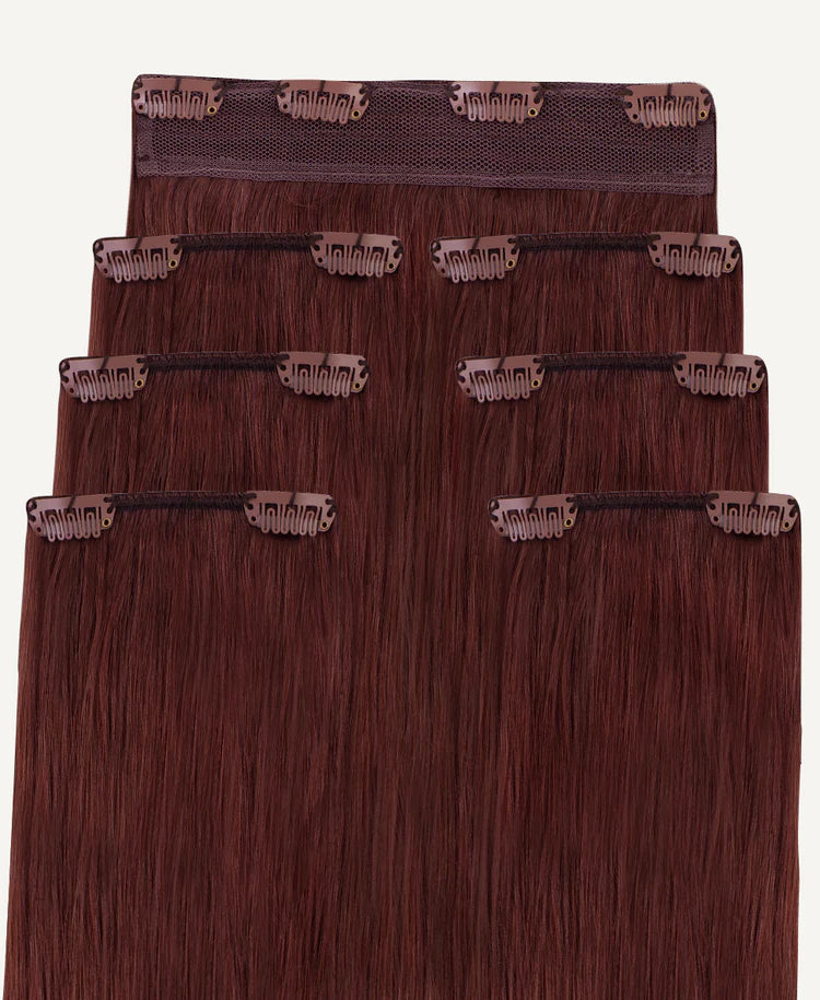 Clip-in Hair Extensions #33 Auburn